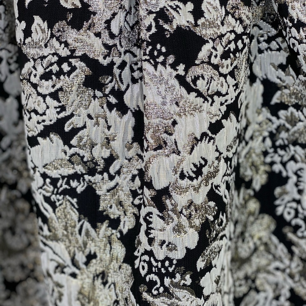Abercrombie & Fitch Metallic Floral Damask Party Dress - Picture 3 of 6